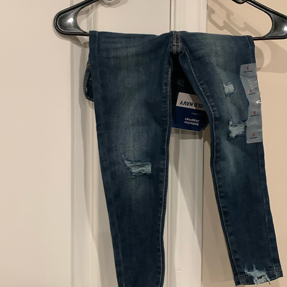 Little girls denim keg gongs